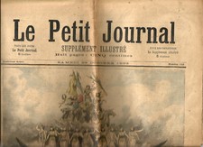 Le Petit Journal, 1893,8 Pages. Franco-Russian holidays in Paris.