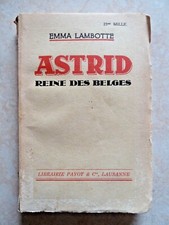 ASTRID REINE DES BELGES (EMMA LAMBOTTE, 1935)