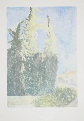 Avigdor arikha cyprès - arikha, à