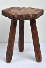 Ancien Tabouret tripode /