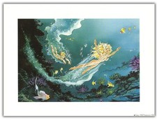 Affiche BD DANY Olivier Rameau Colombe Plonge 30x40 cm