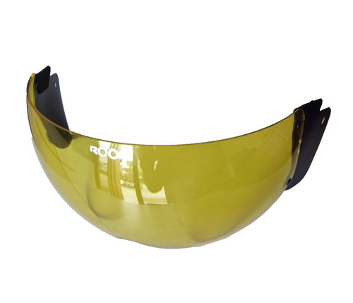 Visière jaune casque roof ro5 - jaune,