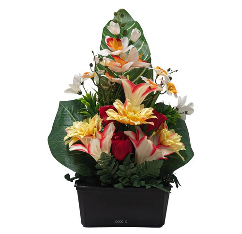 Jardinière lys fleurs - jardinière,