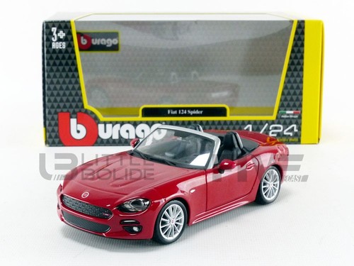 Bburago fiat 124 spider - bburago, 1/24