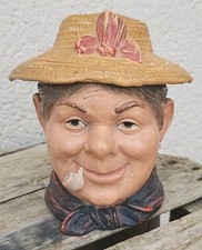 ANCIEN POT Á TABAC FUMEUR DE