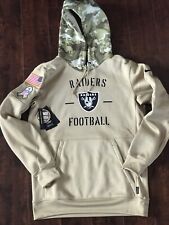 NWT 2019/20 Nike Las Vegas Raiders Salute to Service Sideline Military Hoodie M