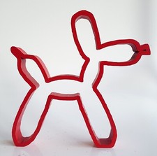 sculpture CHIEN KOONS rouge
