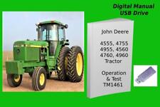 John Deere 4555 4755 4955 4560 4760 4960 Tractor Operation & Test Manual