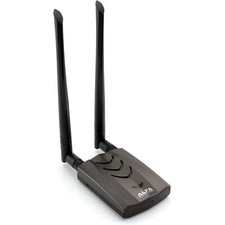 Alfa Long-Range Dual-Band, Wireless USB 3.0 Wi-Fi Adapter W/ 2 External Antennas