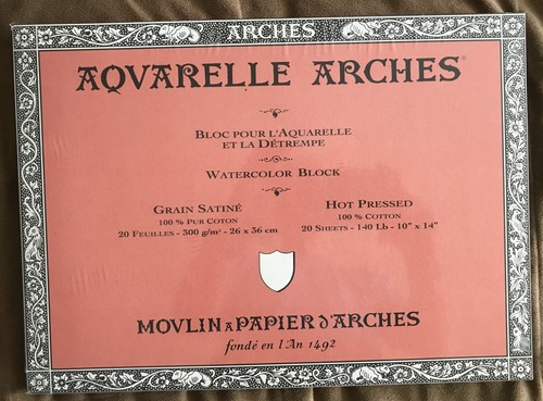 Aquarelle arches 10x14 - arches,