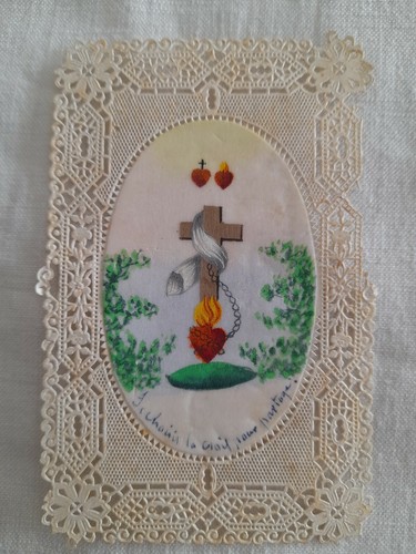 Canivet image pieuse croix - canivet,