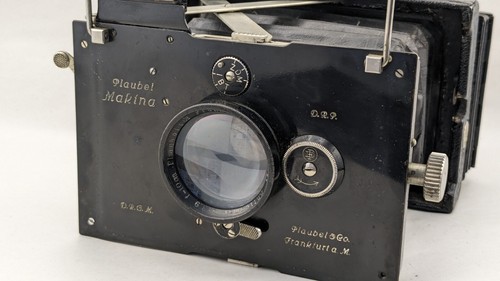Plaubel makina avec objectif - plaubel,