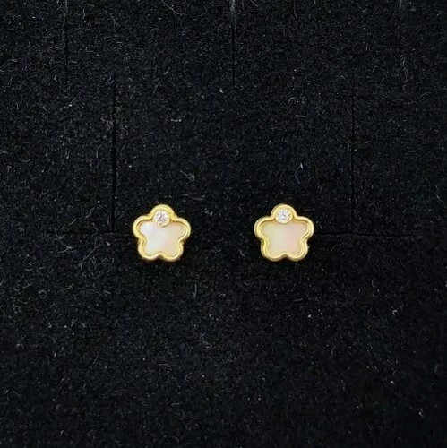 Boucles oreilles 18k - or,