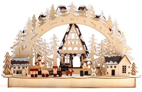 Arche lumineuse noël à - lumineuse, de