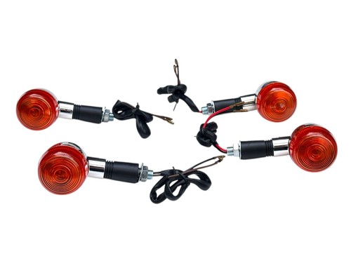 Set clignotants chromé moto - set,