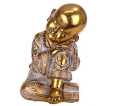 Statue Bouddha Doré Sculpture