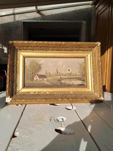 Tableau ancien huile sur - tableau,
