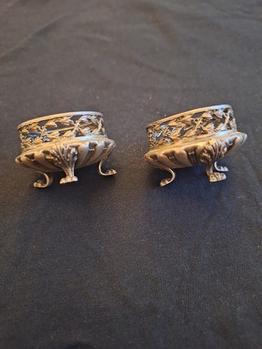 Paire salières argent - salières,