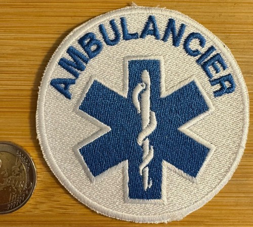 Ecusson patch ambulancier ecu - ecusson,