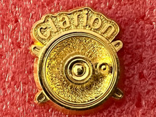 T39 Pins CLARION Speaker SUBWOOFER Car Radio Amp Japan Vintage Lapel Pin