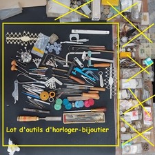 Lot d'outils d'horloger-bijoutier - 3,6 Kg  - 19photos