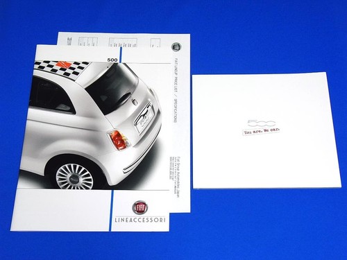 0812 rare set fiat - 500, catalog