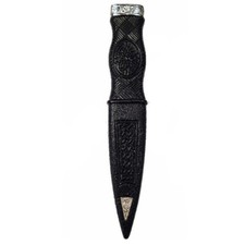 Kilt Highlandwear Sécurité Sgian Dubh Tétine Étain Montage Chardon Design-Tc