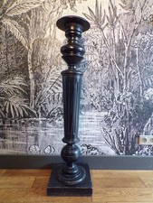 COLONNE de PRéSENTATION-bois noirci-pour Vase, Statue-h=111cm-XIXe siècle