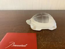 Baccarat Crystal Matte Turtle