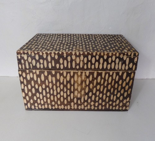 Ancien coffre bois art - ancien,