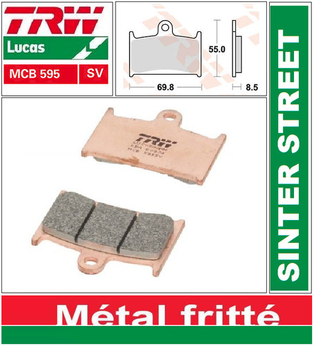 Jeu plaquettes frein avant - frein,