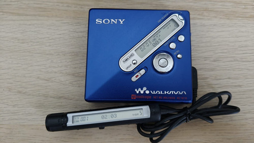 Lecteur minidisc sony walkman - minidisc,
