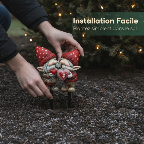 Gnome noël pvc pour - noël,