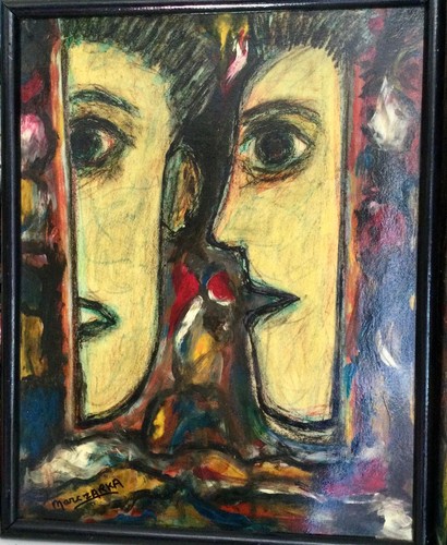 Tableau art brut - tableau,