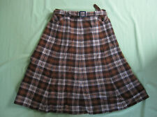 Jupe ecossaise Kilt Vintage Femme Made in England London Wool 100 % Laine - 40