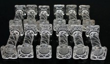 12 porte couteau en cristal de