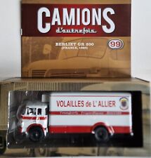 ALTAYA IXO 1/43 - Camions d'autrefois 99 - Berliet GR 200 volailles de l'Allier