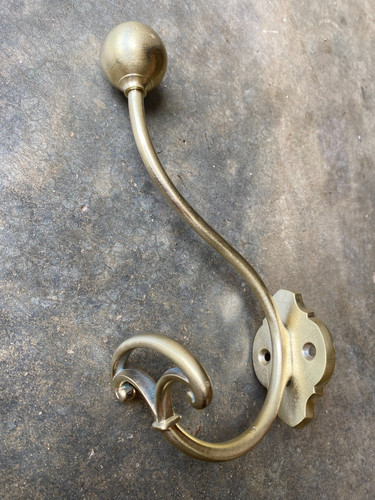 Patère bronze porte manteaux