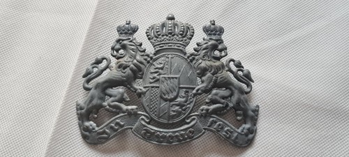 Plaque bavarois fer de - ,