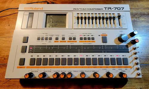 Modded roland 707 with - modded, tr-707