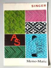 NOTICE MEMO-MATIC SINGER