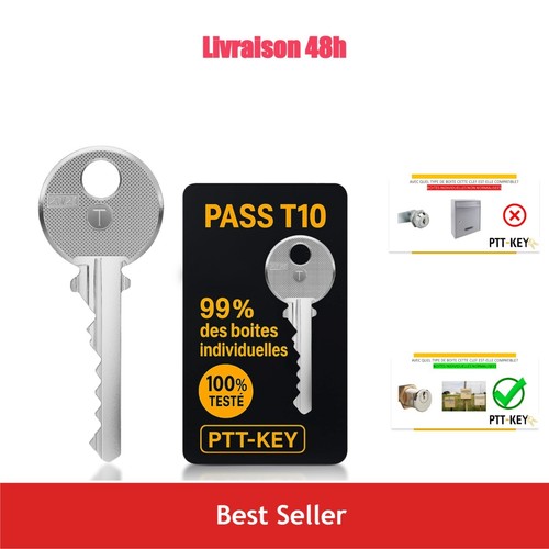 Clé pass ptt t10 pour - clé,