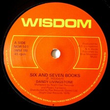 Dandy Livingstone Six And Seven Books / disque vinyle sol unique 76089