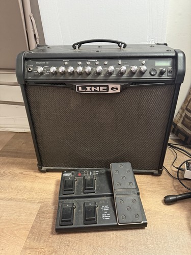 Line spider guitar - line, amp
