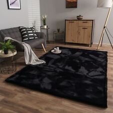 Salon Tapis Poils Longs Shaggy Fausse Fourrure De Lapin Doux