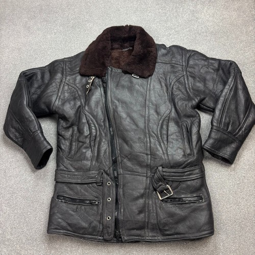 Blouson volant cuir adulte - cuir,