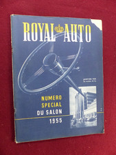 Revue Auto - Royal Auto  / belgique  - janvier  1955 / SPECIAL SALON