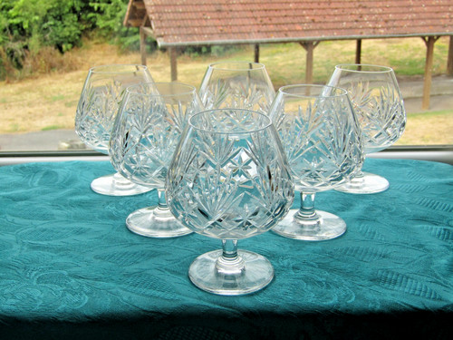 Verres cognac en cristal - verres,