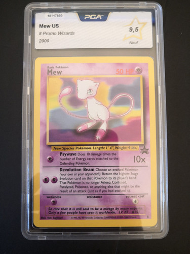 Carte pokémon mew - carte,
