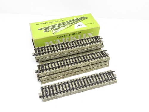 Marklin boite rails droits - boite,